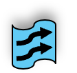 Stream gauge icon